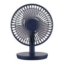 저소음 무선 탁상용 선풍기 미니 소형 사무실 책상용 캠핑용 충전식 캠핑선풍기, 탁상용선풍기 써클 네이비