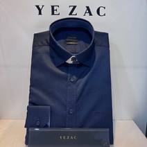 예작 스트레치 솔리드 배색 슬림핏 긴팔셔츠(YJ3SBS152/NY)