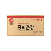 청정원 감칠맛 중화춘장 짜장 지함 대용량 업소용 식자재 별미 14kg 풍미 볶음밥소스 간단한요리 간편식, 24개