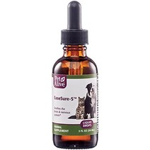 Petalive easesure-s - 애완 동물 발작 증상을 위한 천연 허브 보충제 - 개와 고양이의 비자발적 근육 운동 및 경련 감소 - 59 ml, 안심-s