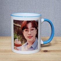 안성훈 굿즈 포토머그컵제작, 디자인2, 핑크, 1개