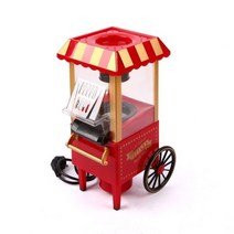110V/220V 휴대용 트롤리 팝콘 기계 옥수수 미니 메이커 الة فشار máquina 파라 hacer palomitas 팝, Red Dolly_UK, Red Dolly+UK