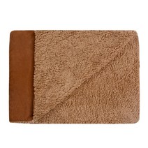 애완용 산책 이동 가방 켄넬 캐리어 눕눕백애완 동물 사각형 개 침대 침낭 개집 고양이 담요 사계절 편안하, 03 Dark brown_01 S 40x30x5cm