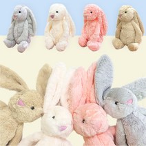 [23년] 애착인형 귀여운 봉제 토끼 인형 M 30cm, 핑크