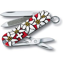 빅토리녹스멀티툴 맥가이버칼 Classic Edelweiss, Red Edelweiss