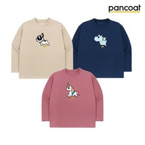 팬콧 주니어 팬콧 3color 팝캐릭 기모 티셔츠 PWST-21118