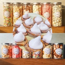 당일 직접 손수 만든 100% 수제 머랭쿠키 아이들간식 어린이집 생일 답례품, 프레첼 중간통 (35g), 35g