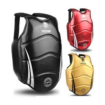 까마느 복부 보호장비 배 상체 보호대 킥복싱 무에타이 태권도 합기도 킥미트, L, 골드