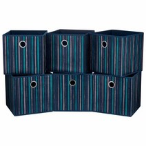 HSDT 오렌지 보관 큐브 통 27.9 x 27.9cm(11 11 11인치) 큐비클 정리함 바구니 패브릭 서랍 접이식 상자 인서트 옷장 정리 선반용 보관함 QY-SC20-3 [관, Vertical Brush(Set of 6)