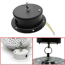 STK 회전 미러 디스코 볼 모터 매달려 DJ 미러 반사, 11cm, 플라스틱, 3RPM 22V