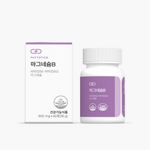 [피토틱스] 글루콘산 유기성 마그네슘 비타민B6 비타민B12 함유 마그네슘B, 4개, 600mg x 60정