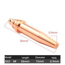 G02 88mm 등방성 절단 노즐 프로판 1.2/1.7/2.0mm 건 토치 화염 기계 아세틸렌 가스 커터 부품, 01 Item A