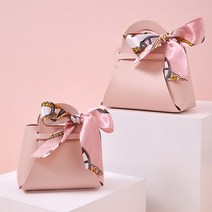 특이한 답례품상자 휘낭시에포장 화과자케이스 단상자 답례떡상자 타르트포장, 아이보리