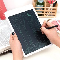 지넥스패드 LCD 전자 메모 패드 부기 그림 필기 보드 메모장 그림 그리는 패드 만능 스마트 스케치북 8.5인치 10인치 12인치, 화이트, 10인치 H10L