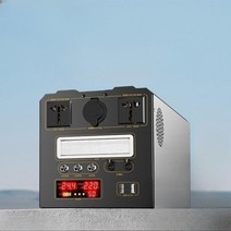 대용량 야외배터리 대형 배터리 발전기, 2000W 1.7kWh 초고속 충전모델