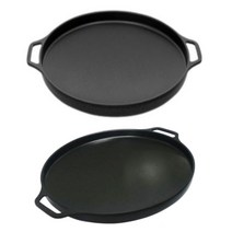 그리들팬 36cm 인덕션 겸용 바비큐 주물 무쇠팬 국산