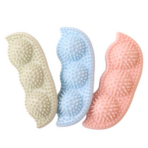 완두콩 돌기형 터그놀이 강아지이갈이장난감 강아지치석제거장난감 강아지치석케어장난감 퍼피치아보호장난감 분리불안해소 훈련 흥미 유도 지능향상 스트레스 완화, 그린