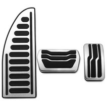 오르간페달 알로이페달 자동차 액세서리 스테인레스 스틸 페달 ford focus kuga escape escort c-max s-max mondeo fusion mk4 for, 전체 3pcs, 포드