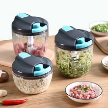 만능 수동 다지기 채소 고기 수동믹서기 야채 미니, 1-야채다지기-500ml