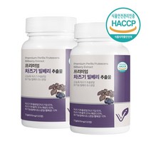 비카인 눈엔차즈기 차즈기추출물 600mg 120정 유기농 빌베리 차조기 잎 25배 고농축 말린 차지기 자소엽 루테올린 국산 식약처 식약청 인정 인증, 눈엔차즈기600mgx120정2set