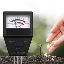 pH미터 pH meter pH측정기2 in 1 토양 비옥도 감지기 질소 인 칼륨 분석기