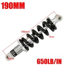 100MM 125MM 150MM 180MM 190MM 200MM 후면 서스펜션 충격 47cc 49CC 슈퍼 미니 모토 ATV 전동 스쿠터 포켓 바이크, [13] 190MM 650LB