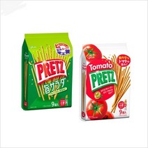 일본 글리코 프릿츠 감자스낵 봉지타입 9개들이 샐러드맛 토마토맛