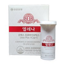 유한양행 엘레나 UREX 프로바이오틱스 170mgx30캡슐 4박스/SI, 4박스, 170mg/30캡슐