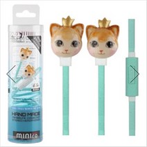 [미니어쳐 수제이어폰] 스마트폰 MO-1000 고양이