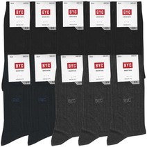 BYC리턴자수신사용장목유색양말10켤레SMS1801