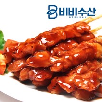 비비수산 간식의 지존 매운맛 닭꼬치 1pack, 1팩, 20g