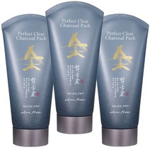 네슈라 3개)네슈라 스킨후리 퍼펙트클리어숯팩120g(떼어내는 숯팩) 필오프 마스크/팩, 선택없음, 선택없음