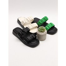 여성 주름 2선 슬리퍼 97146