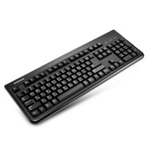 삼성전자 슬림하고 조용한 USB 유선키보드, 블랙, USB키보드