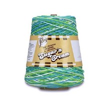 릴리 슈가앤 크림 / 코튼 콘 원사 14 oz 레드 1콘, 1 콘, 에메랄드 에너지 옴브레