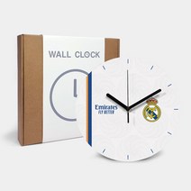 챔피언스리그 축구 캔버스 벽시계, CV11.레알마드리드(흰)