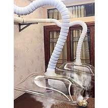 pom flexible smoke exhaust ventilator pipe for soldering smoke extractor welding fume arms square ro, 75mm 2미터