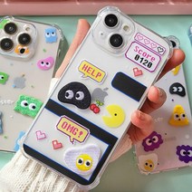 베베 몬스터 패치 젤리케이스 갤럭시S23 노트20 울트라 S22 S21 S10