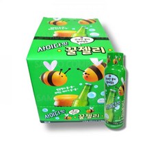 사이다맛젤리 꿀젤리 짜먹는젤리 1BOX(12개입)꿀젤리 사이다젤리 사이다맛젤리 짜먹는젤리 허니젤리, 사이다1BOX x 1개