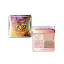 ZEESEA 즈시 아이섀도 아이섀도우 애니멀 시리즈 4색 팔레트 소마리 유무 구란토 시리즈 0.1oz(3.5g), 01 밀크티