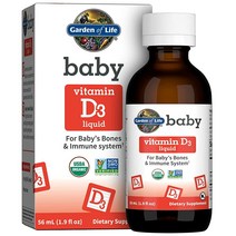 가든오브라이프 비타민 D3 600 IU 56 ml, 1개