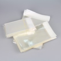 OPP 무지 접착봉투 (200매) 가로 4cm~32cm 악세서리 부품 쿠키 캔디 문구 화장품 의류 빵 보관 포장 비닐백, 4x6+4, 1묶음(200매)