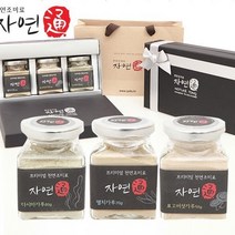 자연통 천연조미료3종셋트, 멸치1+새우1+표고버섯1, 70g+70g+50g, 3개