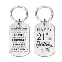 LGQDYMZ 여아용 손녀 생일 키체인 선물 25년 656124, 21 Year
