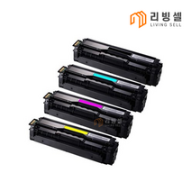 [리빙셀] 삼성토너 CLT-K504S 재생토너 C504 M504 Y504 CLP415N CLX4195N SLC1404W 1453FW 1454FW 1454N 1810W 1860FW, 빨강 X 1개, 1개