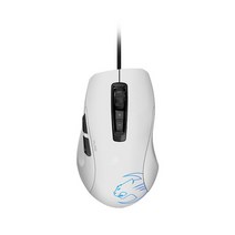 ROCCAT Kone Pure SEL, White, KONE PURE SEL RGB 게이밍 마우스