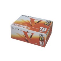 SONY 녹음용 소니 VHS 비디오 카세트 테이프 120 분 10 롤 표준 10T120VL, 상품명참조
