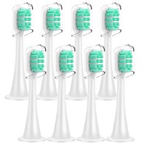 Hiclean 케어 교체 브러시 샤오미 MiJia T300 및 칫솔 함께 헤드 캡, 02 8Pcs Brush Heads