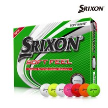 던롭 스릭슨 NEW SOFT FEEL 소프트필 골프공 7종, SOFT FEEL LADY 화이트