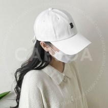 남녀공용 B볼캡 베이직 알파벳 야구 모자
